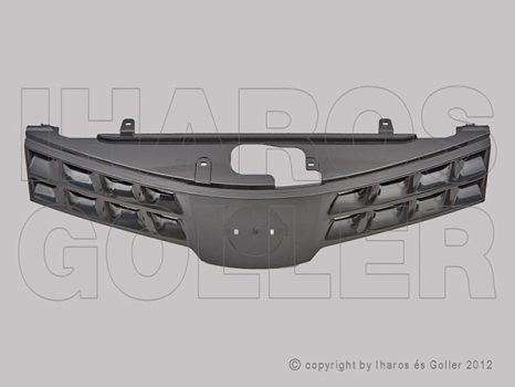 Nissan Note 2005.09.01-2008.12.31 Hűtődíszrács fekete (15JG)