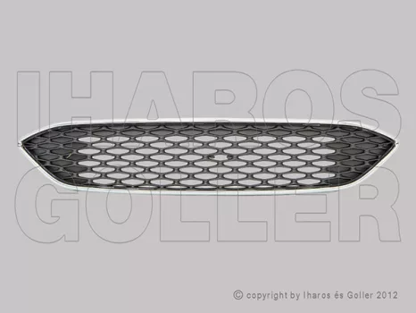 Ford Focus 2014.10.01-2018.04.09 Hűtődíszrács króm kerettel (méhsejt mintás) (1BD3)