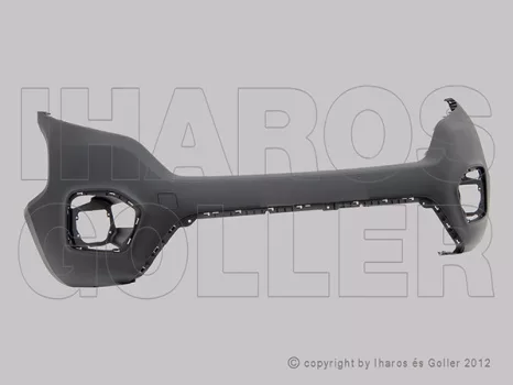 Fiat Fiorino 2016.07.01- Első lökhárító alsórész, fekete (1K3Y)