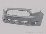   Ford Transit Courier-Tourneo 2014.01.01- Első lökhárítóészben alapozott, ködlámpás (1X8S)