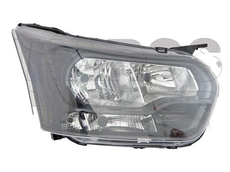 Ford Transit 2014.05.01-2019.05.19 fényszóró H7/H15 jobb napp.f. fekete házas (motorral) AYFAR (21YY)