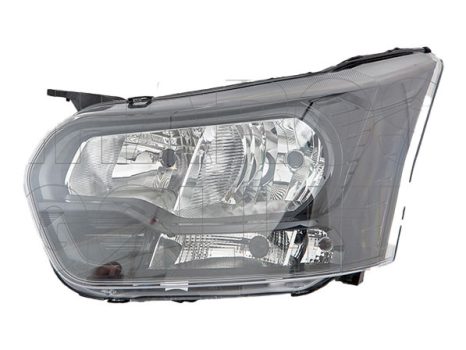Ford Transit 2014.05.01-2019.05.19 fényszóró H7/H15 bal napp.f. fekete házas (motorral) AYFAR (21YX)