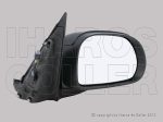   Fiat 500L 2012.03.06-2017.05.01 Visszapillantó tükör jobb, fekete, el. áll., aszf., fűthető, hőm. (05WK)