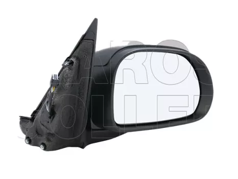 Fiat 500L 2012.03.06-2017.05.01 Visszapillantó tükör jobb, fekete, elektromos  állítás, aszférikus, fűthető, hőmérős  (05WK)