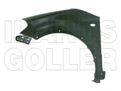 Fiat Sedici 2006.05.01-2009.07.01 Első sárvédő bal, oldalvillogós, díszléces (1N2C)