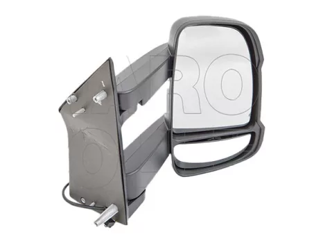 Citroen Jumper 2006.07.01-2013.12.31 Visszapillantó tükör kézi, domború, fehér villogó, hosszú kar jobb (17IX)