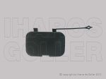   Citroen Jumper 2014.01.01- Vonószemborítás első lökhárítóhoz fekete (13MD)