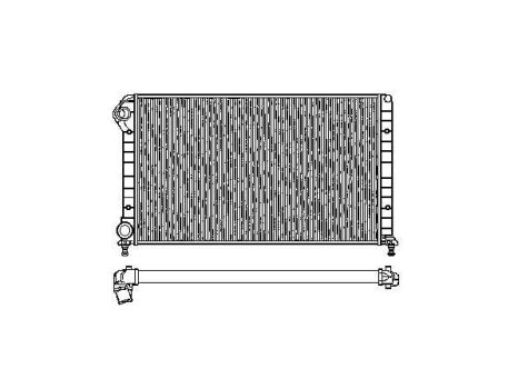 Fiat Doblo 2001.01.01-2005.09.30 Vízhűtő R (0L1A)