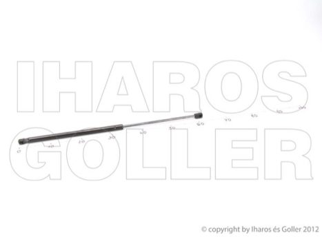 Alfa-Romeo 159 2005.09.01-2012.12.31 Gázrugó gépháztetőhöz (02I1)