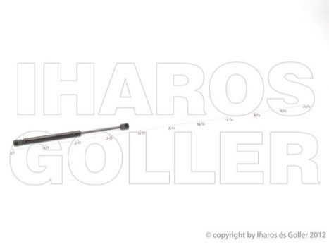 Alfa-Romeo 156 1997.10.01-2003.08.31 Gázrugó csomagtér ajtóhoz (CSAK Kombi) (01EB)