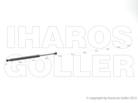 BMW 3 (E90, E91) 2005.03.01-2008.08.31 Gázrugó csomagtér ajtóhoz (02ID)
