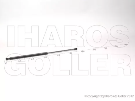 Citroen C3 Picasso 2009.10.01-2017.06.11 Gázrugó csomagtér ajtóhoz (02IR)