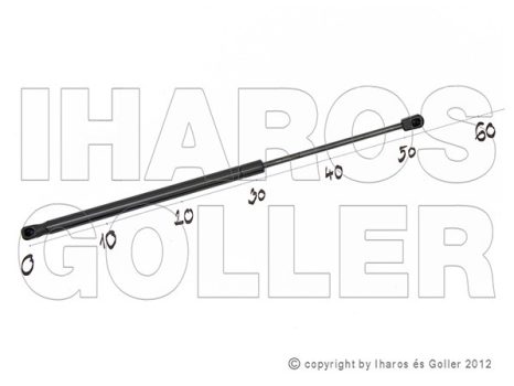 Citroen DS4 2011.05.28-15.09.30 Gázrugó csomagtér ajtóhoz, 380N (1R28)