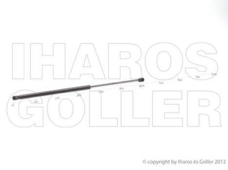 Citroen Saxo 1996.04.01-1999.08.31 Gázrugó csomagtér ajtóhoz (02J3)