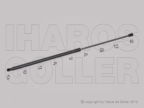 Fiat Doblo 2009.09.01-2014.12.31 Gázrugó csomagtér ajtóhoz (19V5)