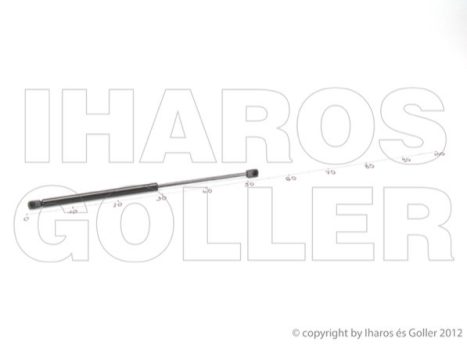 Fiat Multipla 1998.11.01-2002.02.28 Gázrugó csomagtér ajtóhoz (01FE)