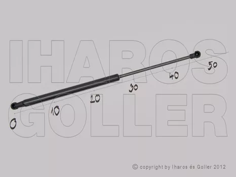 Fiat 500 2007.07.01-2015.06.30 Gázrugó csomagtér ajtóhoz (10Z3)