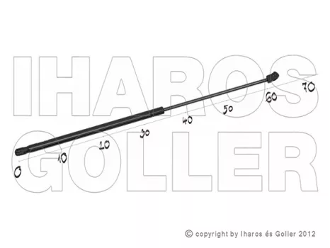 Opel Corsa D 2011.03.01-2014.08.31 Gázrugó csomagtér ajtóhoz, 5 ajtós (275Nm) (1R2E)