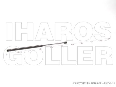 Opel Meriva A 2003.09.01-2009.08.31 Gázrugó (csomagtér ajtó teleszkóp) (01G8)