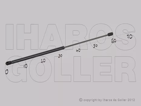 Peugeot 106 1996.03.01-2003.07.31 Gázrugó csomagtér ajtóhoz (137Z)