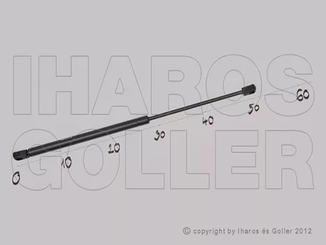 Peugeot 406 1995.10.01-1999.06.30 Gázrugó csomagtér ajtóhoz (1383)