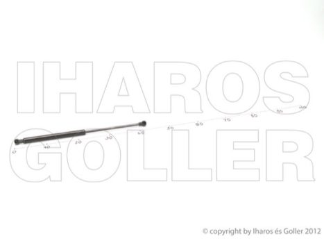 Renault Clio (Clio II) 1998.04.01-2001.05.31 Gázrugó (csomagtér ajtó teleszkóp) (01GC)