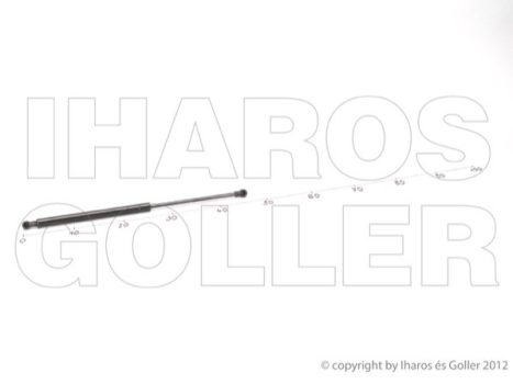 Renault Clio (Clio III) 2005.10.01-2008.12.31 Gázrugó (csomagtér ajtó teleszkóp) (02K9)