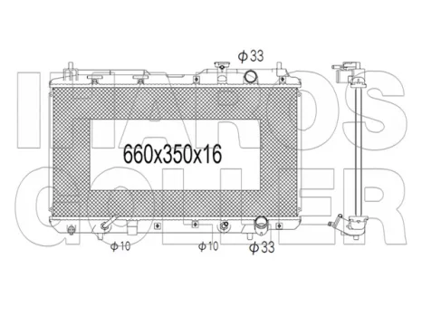 Honda CRV 1997.01.01-2002.03.31 Vízhűtő (0RLI)