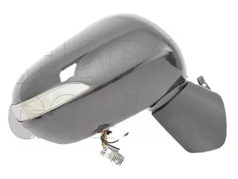 Honda Jazz 2004.09.01-2008.09.30 Visszapillantó tükör jobb, domború, elektromos  állítható, fűthető villogós (15EH)