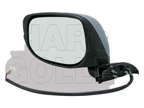 Honda Jazz 2008.11.01-2011.04.30 Visszapillantó tükör bal, elektromos  állítható, fényezendő, villogós (100E)