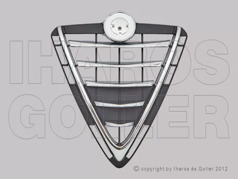 Alfa-Romeo Giulietta 2010.04.01-2016.05.30 Hűtődíszrács króm 13- (08TJ)
