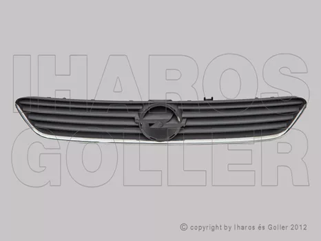 Opel Astra G 1997.09.01-2003.08.31 Hűtődíszrács krómkerettel (1AGF)