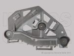   Opel Corsa D 2011.03.01-2014.08.31 Hátsó lökhárító tartó, jobb (belső) (19RL)