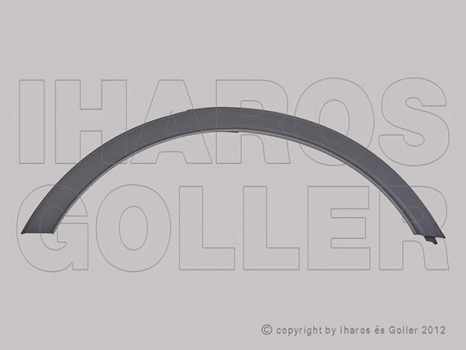 Opel Mokka 2012.09.01-2016.09.01 Hátsó műanyag kerékjárati dísz bal (1RSW)
