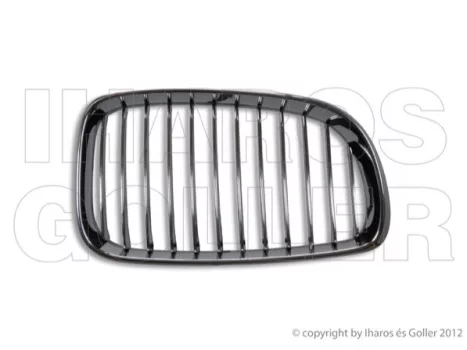 BMW 1 (E87, E81) 2007.04.01-2011.05.31 Hűtődíszrács jobb króm-króm-fekete (03VM)