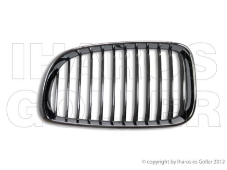 BMW 1 (E87, E81) 2007.04.01-2011.05.31 Hűtődíszrács bal króm-króm-fekete (03VN)