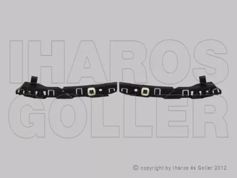 Citroen C3 2010.01.01-2013.02.28 Hátsó lökhárító tartó szett (jobb+bal) (0UWU)