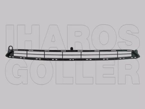 Citroen C3 2013.03.01-2016.12.31 Rács az első lökhárítóba közép, felső (0934)