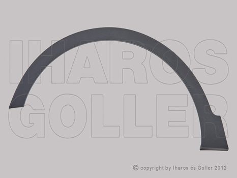 Renault Captur 2013.06.01-2016.08.30 Első műa. kerékjárati dísz bal (1JA0)