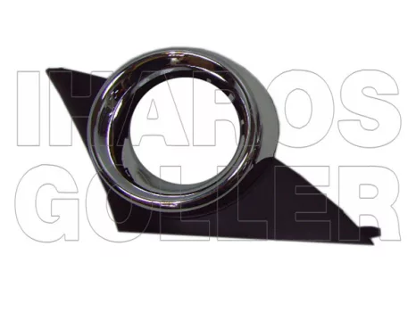 Peugeot 207 2006.06.01-2013.06.30 Ködfényszóró keret jobb, krómozott (SPORT) (0SX4)