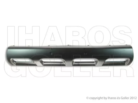 Hyundai Santa Fe 2009.10.01-12.09.30 Első lökhárító alatti spoiler, fekete (05JH)