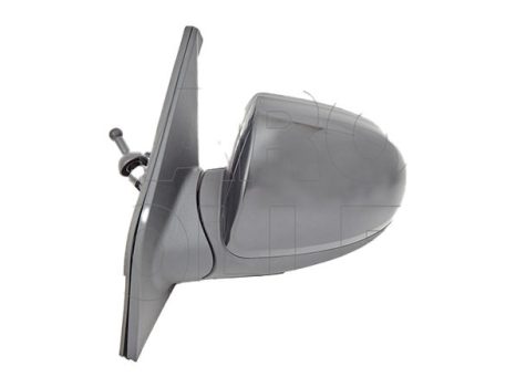 Kia Picanto 2007.08.24-2011.01.11 Visszapillantó tükör bal, bowdenes állítás, domború, fekete (1259)