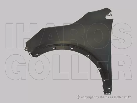 Kia Sorento 2014.12.01- Első sárvédő bal, nem oldalvillogós (13HJ)