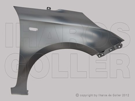 Kia Carens 2013.05.04- Első sárvédő jobb, oldalvillogós (1B7I)