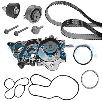 Dayco vezérműszíj készlet vízpumpával Audi A1 8X1, 8XF [2014-2018] Ferdehátú 1.0 TFSI 0999ccm 82LE 60KW (Benzin)