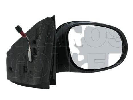 Lancia Y 2011.01.01-2015.08.01 Visszapillantó tükör jobb, elektromos  állítás,domború,fűthető, hőmérős , fényezendő (0WKS)