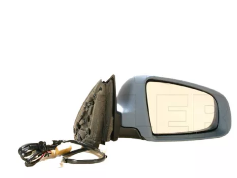 Audi A4 2001.01.01-2004.10.31 Visszapillantó tükör jobb, elektromos  állítható,fűthető, fényezendő (0GG6)