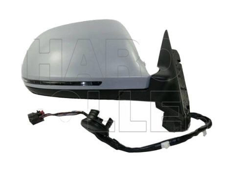 Audi A3 8P(3 ajtós) 2008.05.01-2012.08.31 Visszapillantó tükör jobb,domború,elektromos állítható,fűthető,fényezendő,villogós (-10) (0X57)