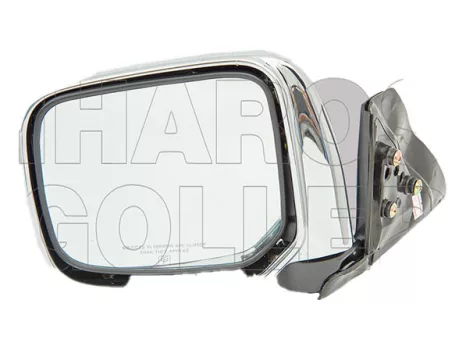 Mitsubishi L 200 (K60,70) 1996.01.01-2001.06.03 Visszapillantó tükör bal, kézi állítás, króm (126P)