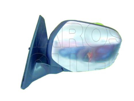 Mitsubishi L 200 (KA,KB) 2005.12.01-2014.12.31 Visszapillantó tükör bal, domború, elektromos állítható, króm. (0V8I)